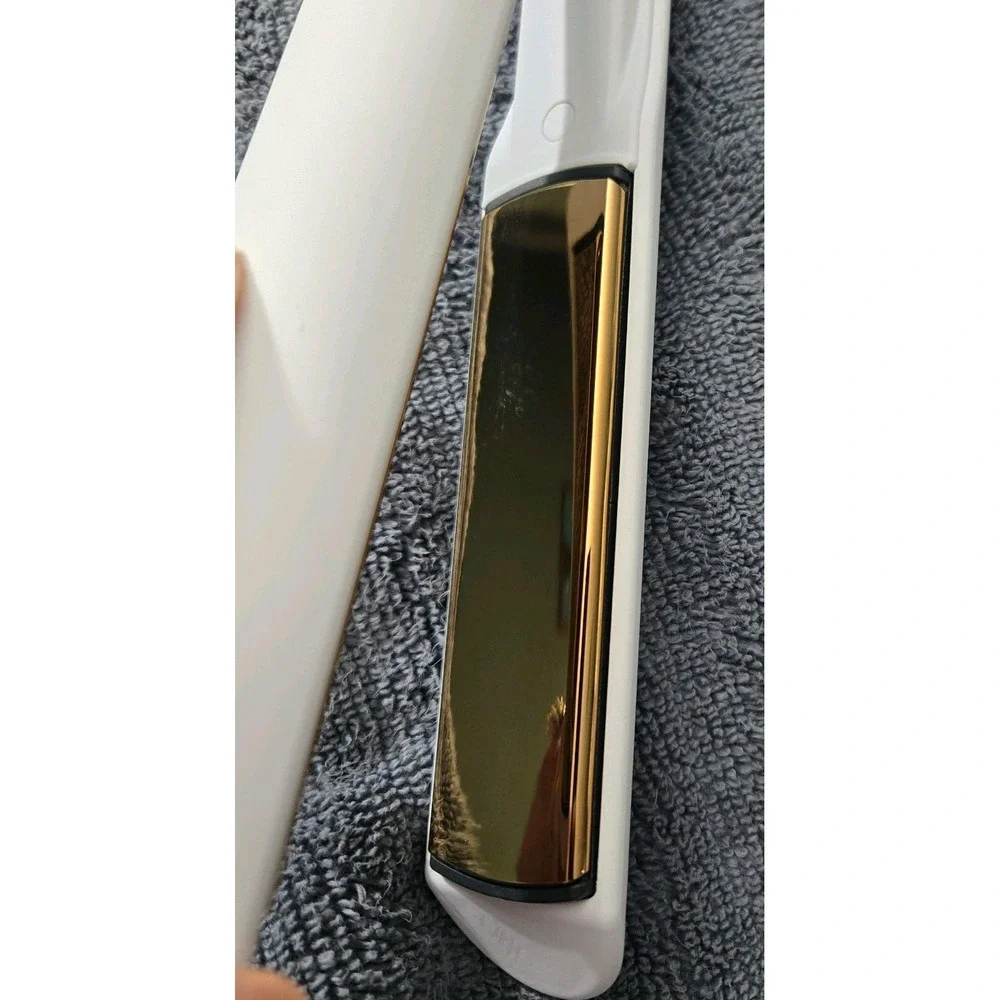 Kristin Ess Hair 3-In-One Flat Iron 1.25 Inch Hair Straightener White